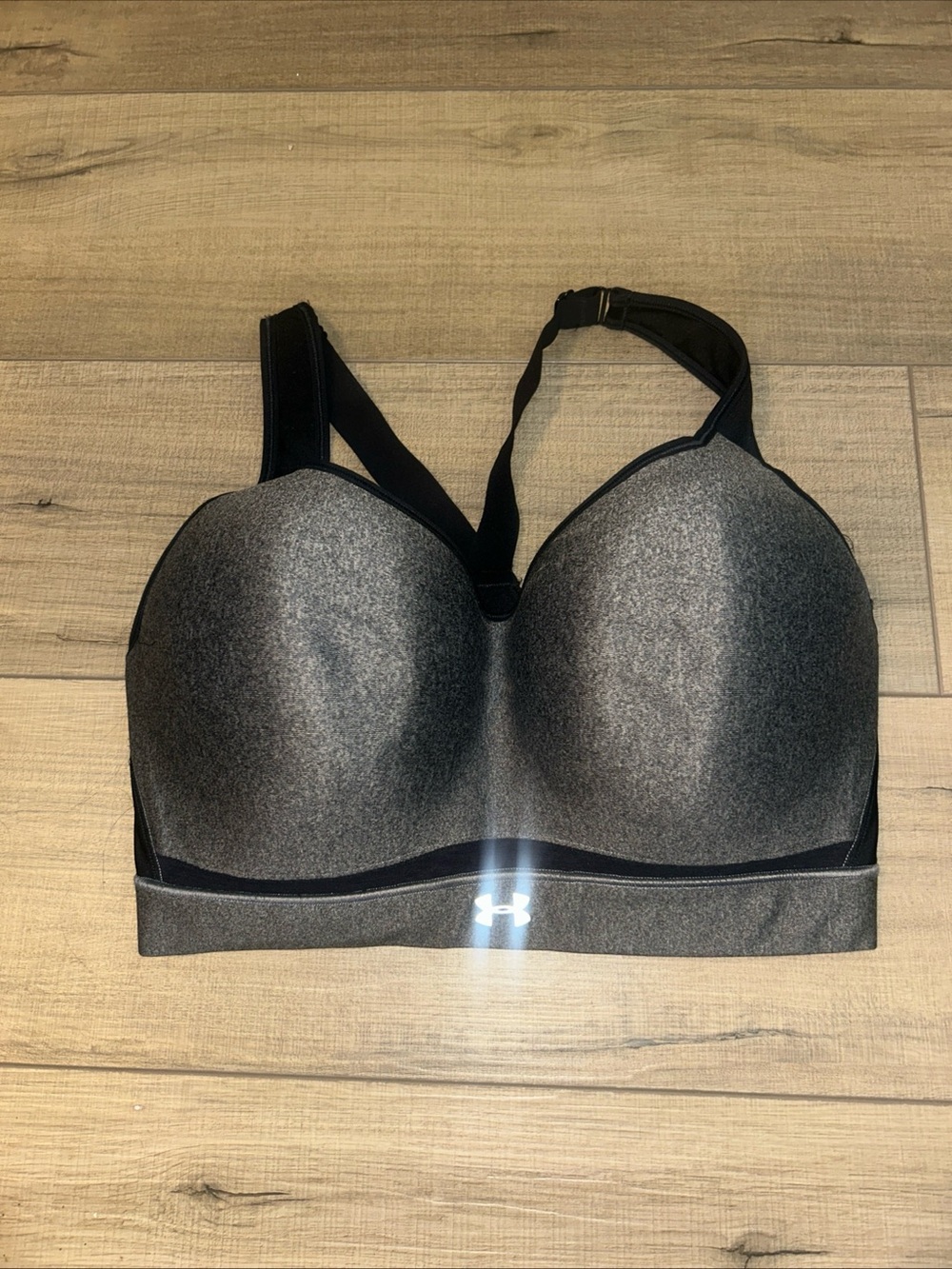 Under Armour High Impact Sports Infinity Bra Running Sports Athletic Gray 36DD